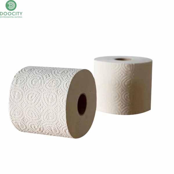 100% pure bamboo pulp paper tissue toilet paper roll