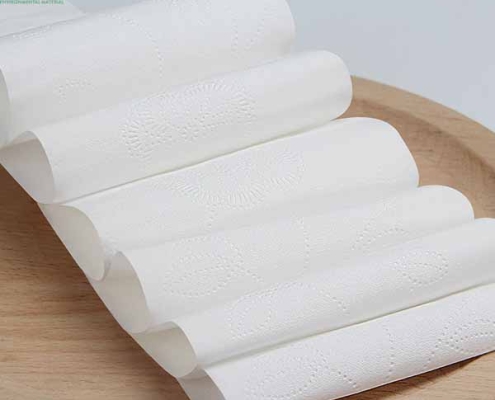 Raw materials tissue custom napkins logo packaging bag