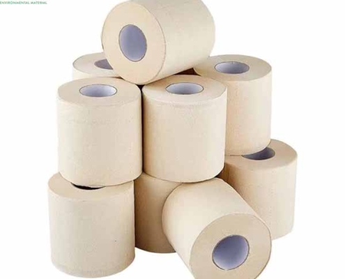 Toilet paper tissue unbleached bathroom paper tissue roll
