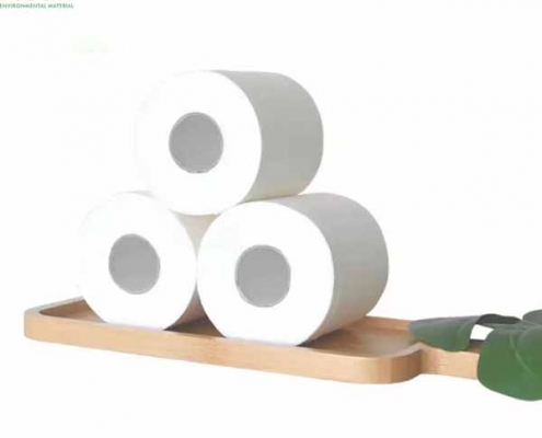 Virgin bamboo pulp paper dispenser toilet tissue paper